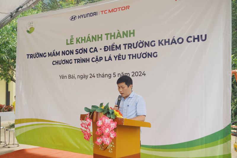 Ông Bùi Thanh Tùng - Phó trưởng phòng Giáo dục & Đào tạo huyện Trạm Tấu, tỉnh Yên Bái chia sẻ