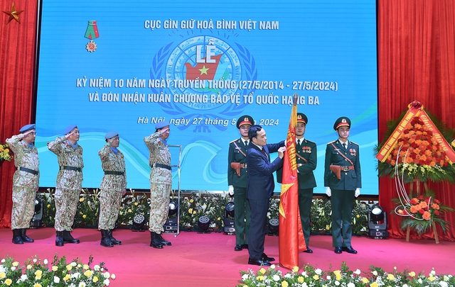 Lực lượng Gìn giữ hòa bình Việt Nam góp phần bảo vệ vững chắc Tổ quốc "từ sớm, từ xa"