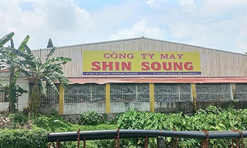Công ty TNHH MTV Shin Soung Vina ở xã Cẩm Phúc, huyện Cẩm Giàng (Hải Dương).