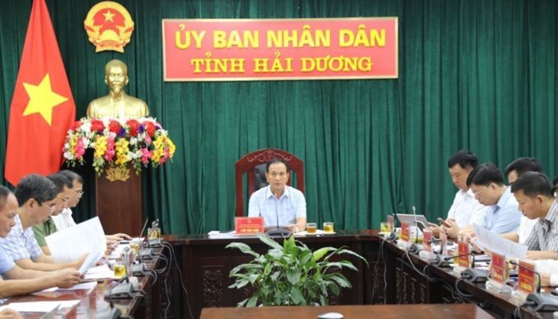 Phiên họp UBND tỉnh Hải Dương tháng 5 sáng ngày 29/5.