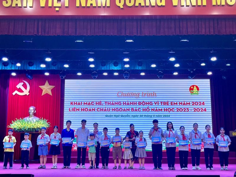 Quận Ngô Quyền khai mạc hoạt động Hè và Tháng hành động vì trẻ em năm 2024