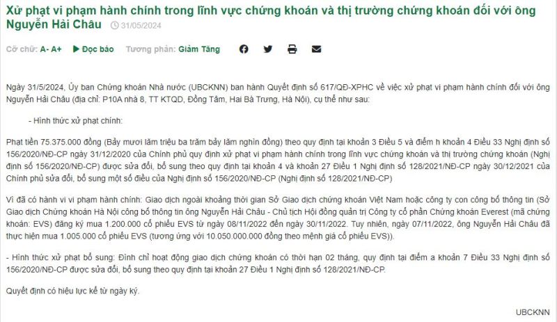 Nguồn: UBCKNN