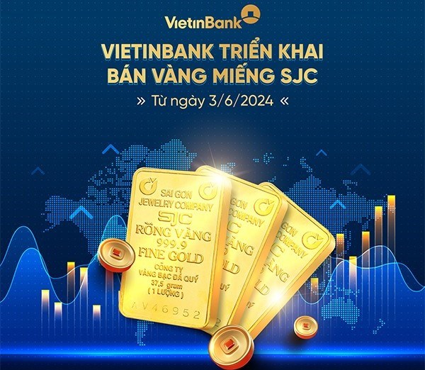 VietinBank triển khai bán vàng với “3 không”