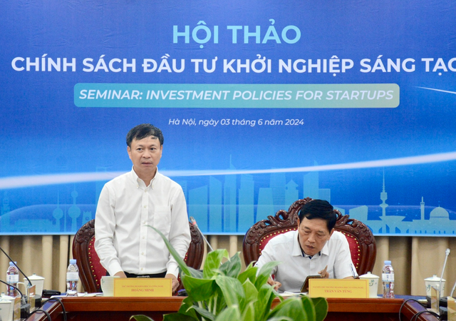 Thứ trưởng Bộ KH&CN Hoàng Minh phát biểu tại Hội thảo - Ảnh: VGP/Hoàng Giang