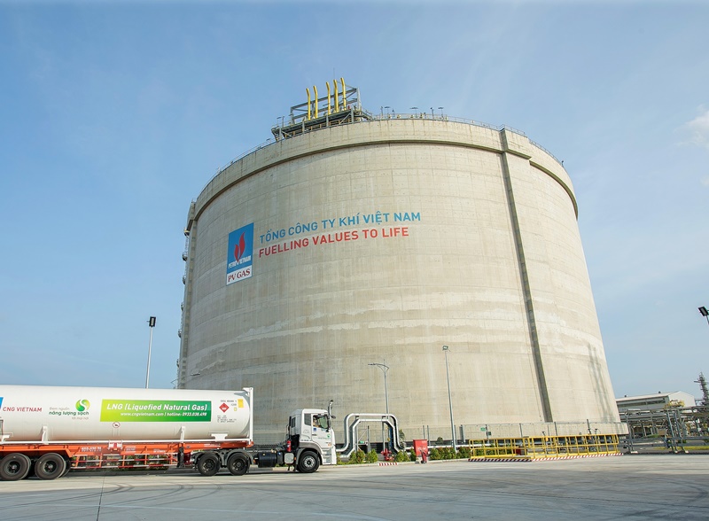 PV GAS quản lý và vận hành kho LNG 1 MMTPA Thị Vải - kho LNG đầu tiên tại Việt Nam
