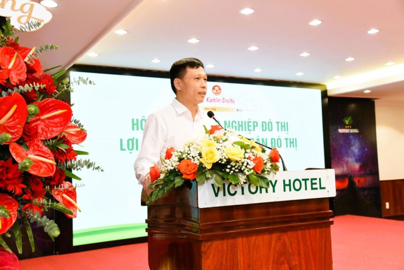 PGS,TS Nguyễn Thành Lợi - Uỷ viên BCH Hội Nhà báo Việt Nam, Tổng Biên tập Báo Kinh tế và Đô thị phát biểu khai mạc Hội thảo PGS,TS Nguyễn Thành Lợi - Uỷ viên BCH Hội Nhà báo Việt Nam, Tổng Biên tập Báo Kinh tế và Đô thị phát biểu khai mạc Hội thảo