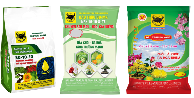 Nhóm phân bón NPK cao cấp của Công ty CP phân bón Bình Điền Nhóm phân bón NPK cao cấp của Công ty CP phân bón Bình Điền