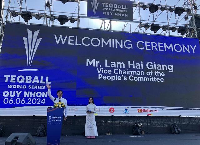 Quang cảnh Lễ khai mạc Giải Teqball Thế giới 2024. Ảnh: Viết Hiền Quang cảnh Lễ khai mạc Giải Teqball Thế giới 2024. Ảnh: Viết Hiền
