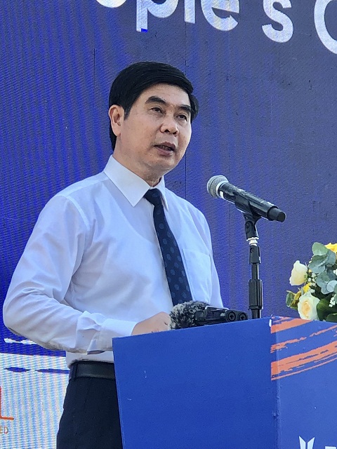 Ông Lâm Hải Giang phát biểu khai mạc giải. Ảnh: V.H Ông Lâm Hải Giang phát biểu khai mạc giải. Ảnh: V.H