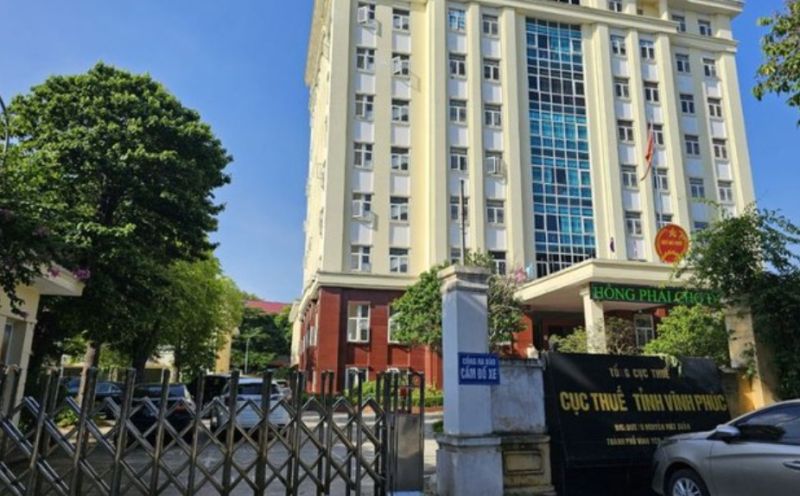 Trụ sở Cục Thuế tỉnh Vĩnh Phúc.