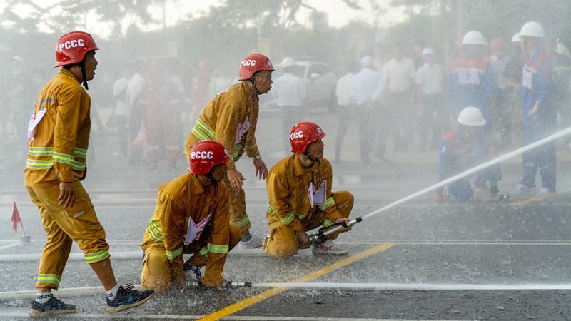 Bà Rịa – Vũng Tàu: Thiết thực hội thi nghiệp vụ phòng cháy, chữa cháy