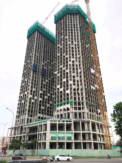 Dự án căn hộ cao cấp Nam Ô Discovery quy mô 34 tầng nổi, 3 tầng hầm, 4 tầng trung tâm thương mại với 487 căn hộ hướng biển.