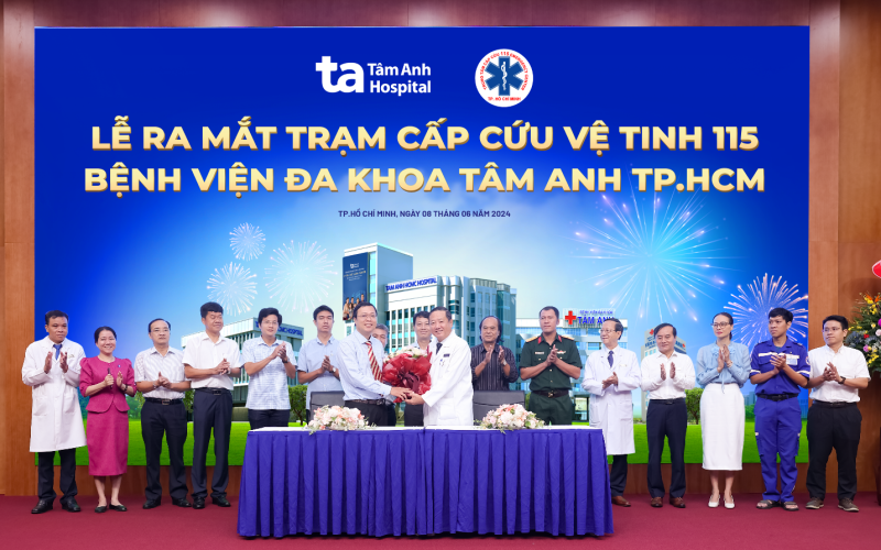 Việc hợp tác triển khai Trạm cấp cứu vệ tinh 115 là hoạt động có ý nghĩa quan trọng trong việc thúc đẩy mạnh mạng lưới cấp cứu y tế ngoại viện của thành phố, huy động sức mạnh của y tế ngoài công lập, mang lại lợi ích cho người dân