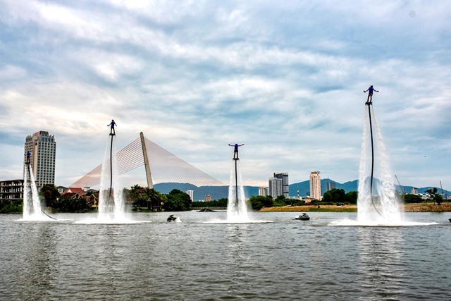 Màn biểu diễn thể thao nước sẽ là điểm nhấn đêm khai mạc