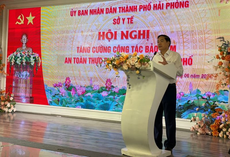 TS. Phan Huy Thục – Phó Giám đốc Sở Y tế Hải Phòng phát biểu