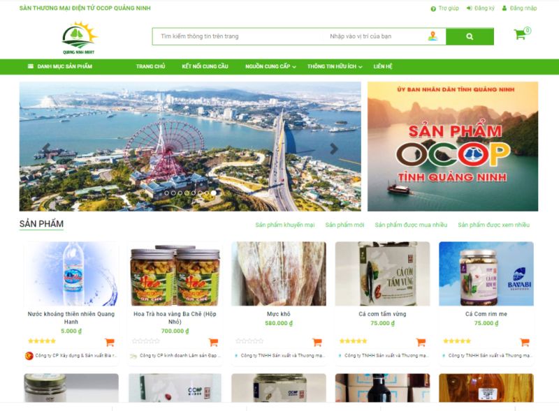 Nhiều sản phẩm OCOP của tỉnh được đưa lên sàn TMĐT Quảng Ninh https://ocopquangninh.com.vn.