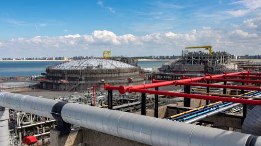 Tuyến đường ống quá cảnh dẫn khí đốt Nga qua Ukraine đến châu Âu dự kiến sắp bị đóng cửa. Hình ảnh cảng Zeebrugge, Bỉ. (Nguồn: Financial Times)