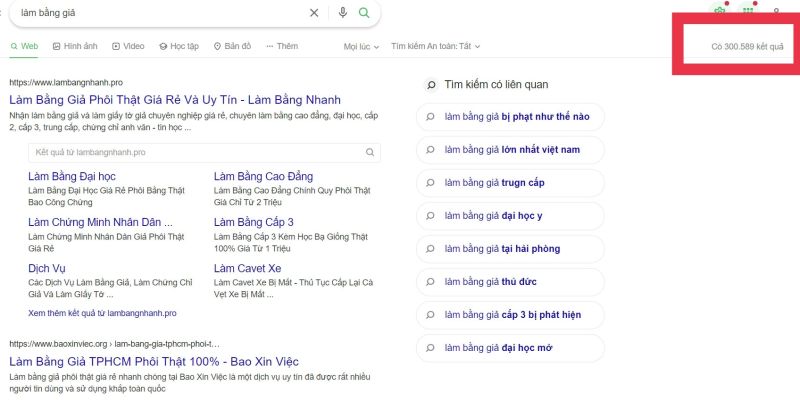 Hàng loạt trang web làm giấy tờ giả công khai trên mạng xã hội