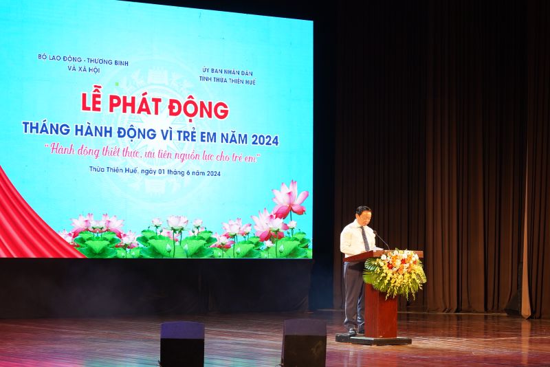 Phó Thủ tướng Trần Hồng Hà phát biểu tại buổi lễ.