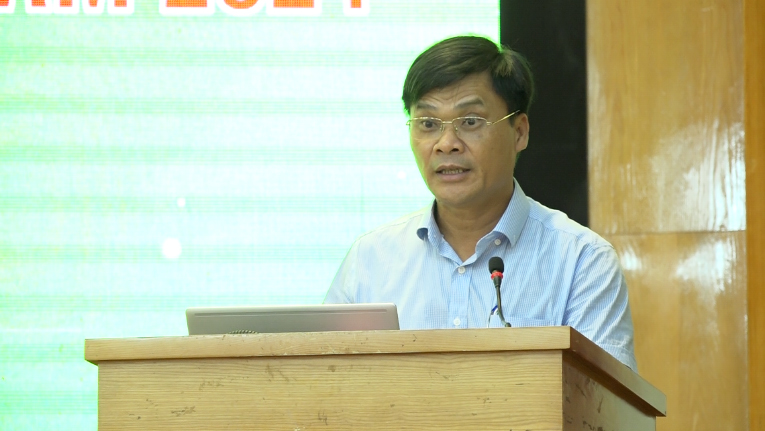 Đồng chí Phạm Văn Diện - Ủy viên Quận ủy, Phó Chủ tịch UBND quận Kiến An phát biểu chỉ đạo tại hội nghị