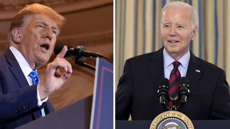 Đương kim Tổng thống Joe Biden và người tiền nhiệm Donal Trump giành thắng lợi áp đảo trong ngày Siêu thứ Ba. (Nguồn: abc7.com)