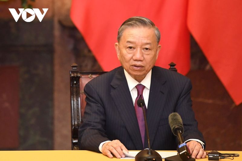Chủ tịch nước Tô Lâm phát biểu tại cuộc họp báo