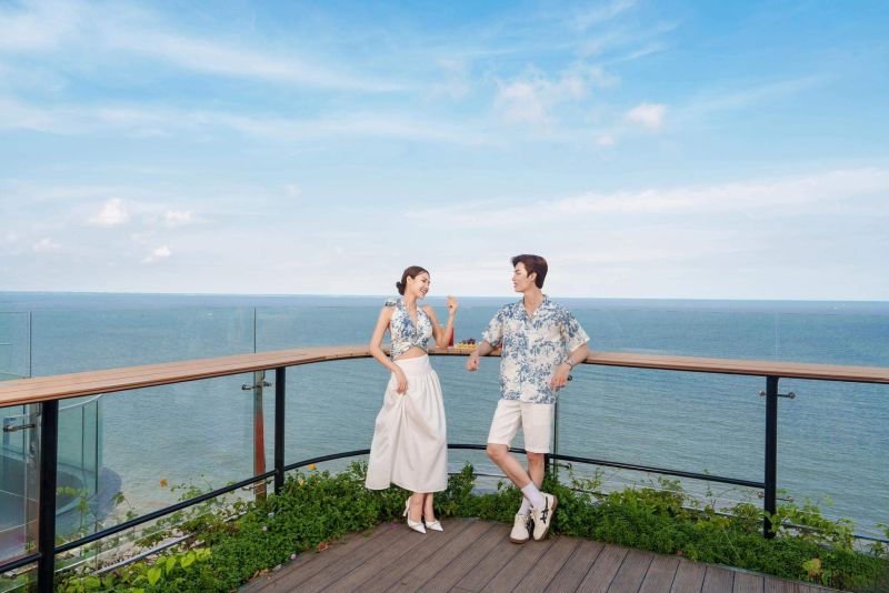 Một góc tại Skyline Bar Flamingo Ibiza Hải Tiến