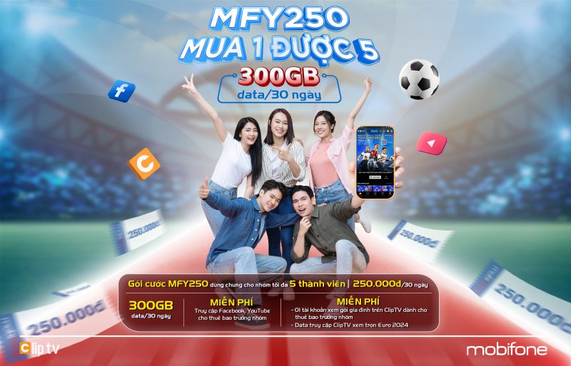 Gói MFY250 - Cả nhà cùng xem Euro