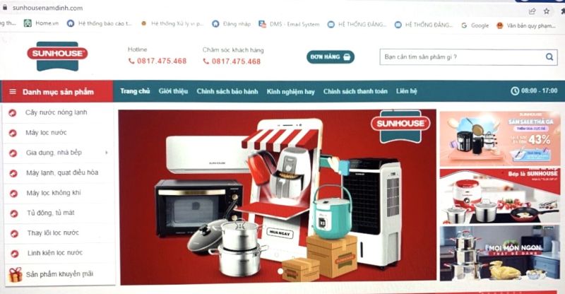 1 trong 2 Website vừa bị xử phạt