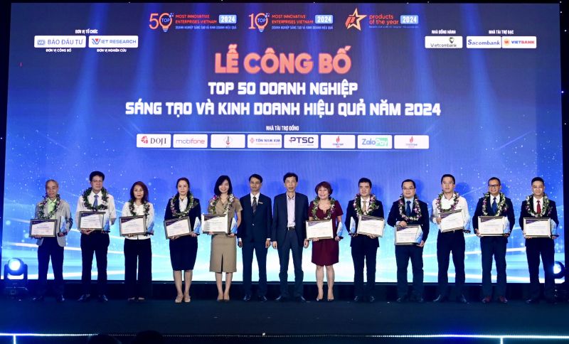 Top 50 Doanh nghiệp Sáng tạo và Kinh doanh hiệu quả Việt Nam năm 2024