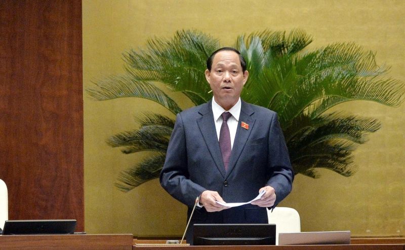 Phó Chủ tịch Quốc hội, Thượng tướng Trần Quang Phương điều hành Phiên họp. Ảnh: Hồ Long