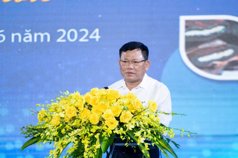 Phó Chủ tịch Thường trực UBND tỉnh, Trưởng ban Chỉ đạo phát triển du lịch tỉnh Nguyễn Văn Thi phát biểu tại Lễ khai mạc liên hoan