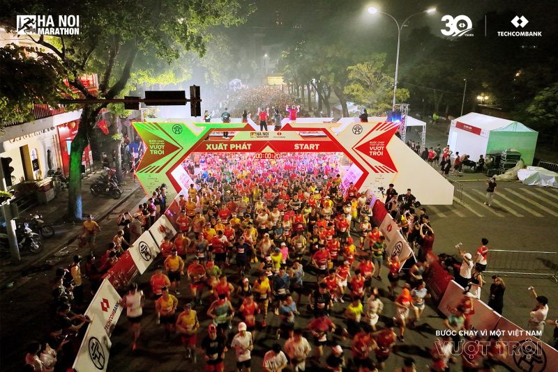 giải chạy Marathon Quốc tế Hà Nội Techcombank mùa thứ 3 năm 2024 dự kiến sẽ thu hút số lượng người tham gia đông nhất từ trước đến nay