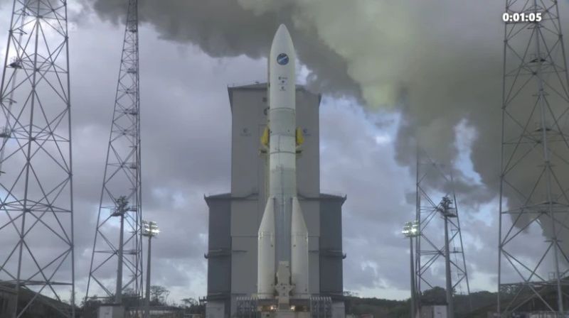 Tên lửa đẩy Ariane 6. (Nguồn: ESA webcast)