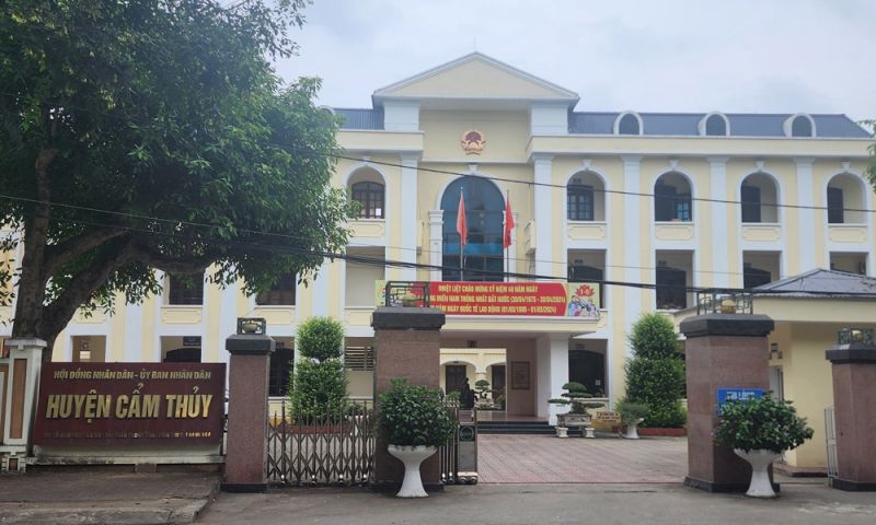 Trụ sở UBND huyện Cẩm Thủy, tỉnh Thanh Hóa.