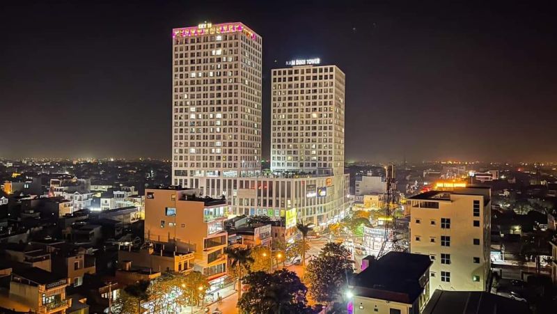 Thành phố Nam Định về đêm