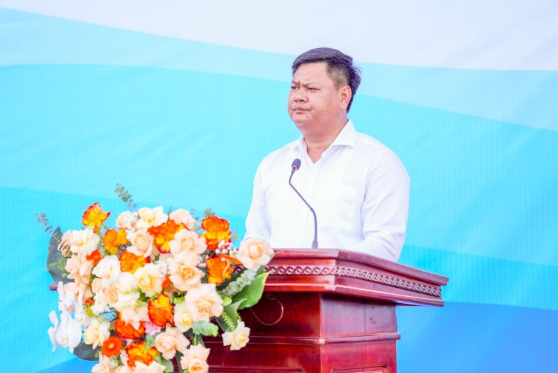 Đồng chí Lương Thế Quý, Phó Chủ tịch UBND huyện An Dương thông tin về công tác triển khai tại huyện.