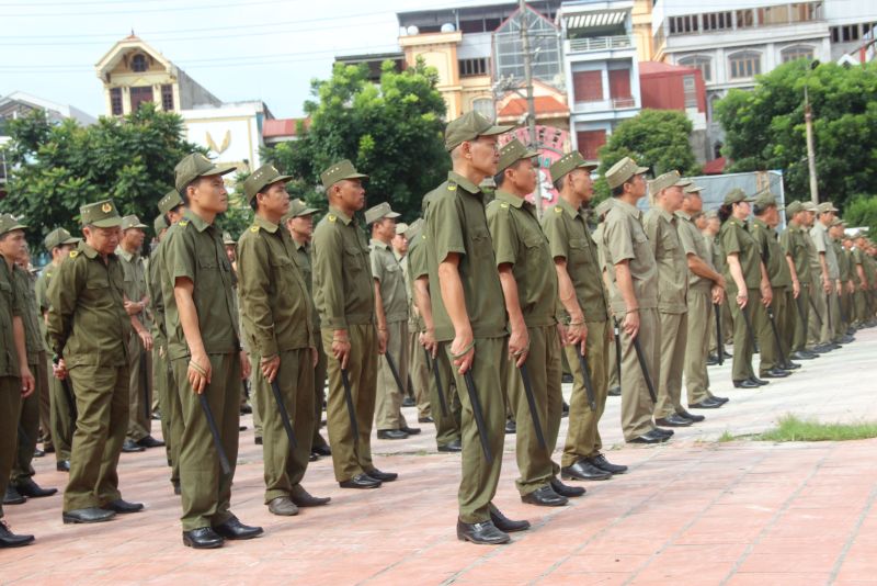 Lực lượng tham gia bảo vệ ANTT cơ sở của thành phố Lạng Sơn