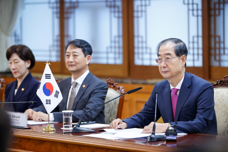 Thủ tướng Hàn Quốc nhấn mạnh Hàn Quốc tiếp tục coi Việt Nam là đối tác chiến lược quan trọng về hợp tác phát triển - Ảnh: VGP/Nhật Bắc
