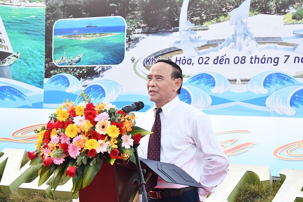 Ông Nguyễn Văn Quyền- Chủ tịch HLG Việt Nam phát biểu khai mạ