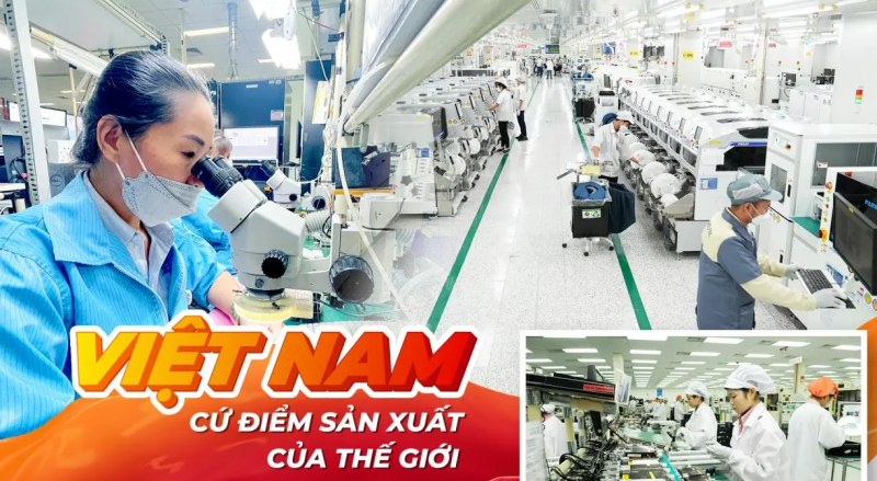 Việt Nam dần trở thành trung tâm quan trọng của ngành sản xuất điện tử toàn cầu