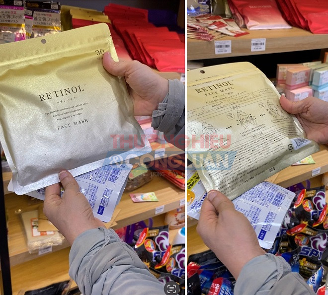 Không khó để có thể bắt gặp những sản phẩm phục vụ chị em nhập ngoại không dán tem nhãn phụ bằng tiếng Việt