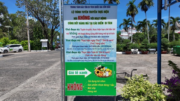 Huyện Côn Đảo tuyên truyền, vận động người dân, du khách chung tay bảo vệ môi trường, xây dựng Côn Đảo xanh, sạch, đẹp