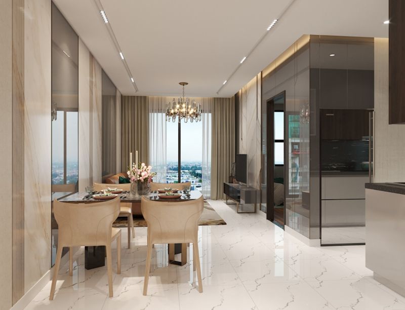 Diện t&iacute;ch c&aacute;c căn hộ tại đ&acirc;y được thiết kế ph&ugrave; hợp đa dạng nhu cầu cho nhiều nh&oacute;m kh&aacute;ch h&agrave;ng kh&aacute;c nhau
