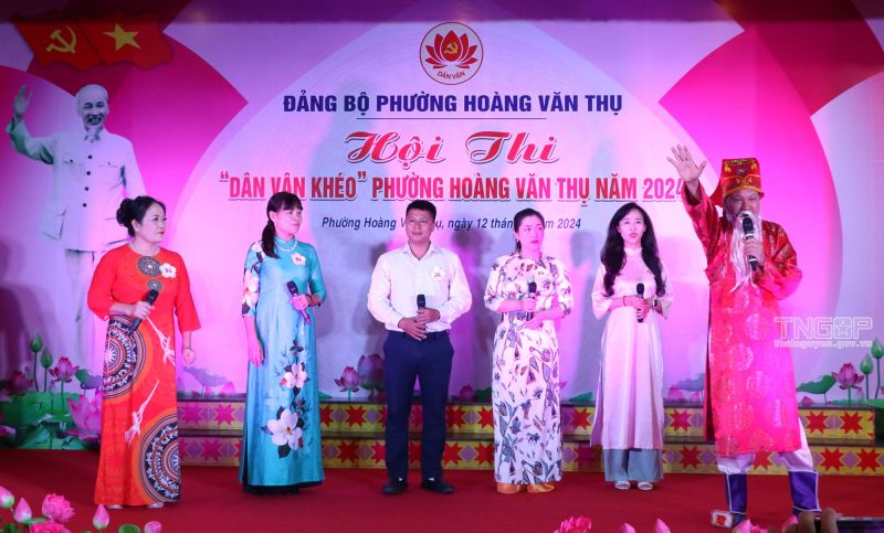 Hội thi Dân vận khéo phường Hoàng Văn Thụ - Hội thi điểm của TP. Thái Nguyên (Ảnh: thainguyen.gov.vn)