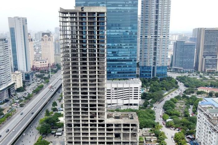 Tháp nghìn tỷ trơ xương trên "đất vàng" Hà Nội sắp được hồi sinh