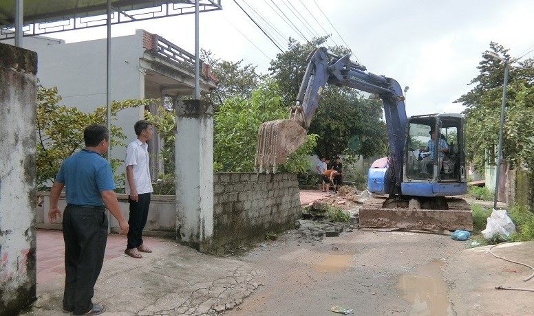 Triệu Sơn: Người dân tích cực hiến đất mở rộng đường giao thông