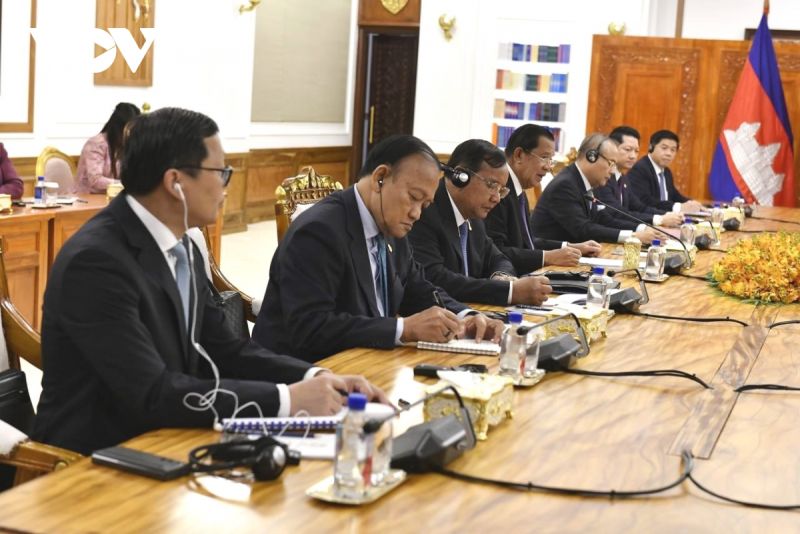 Chủ tịch Hun Sen phát biểu tại Hội tại hội đàm cấp cao