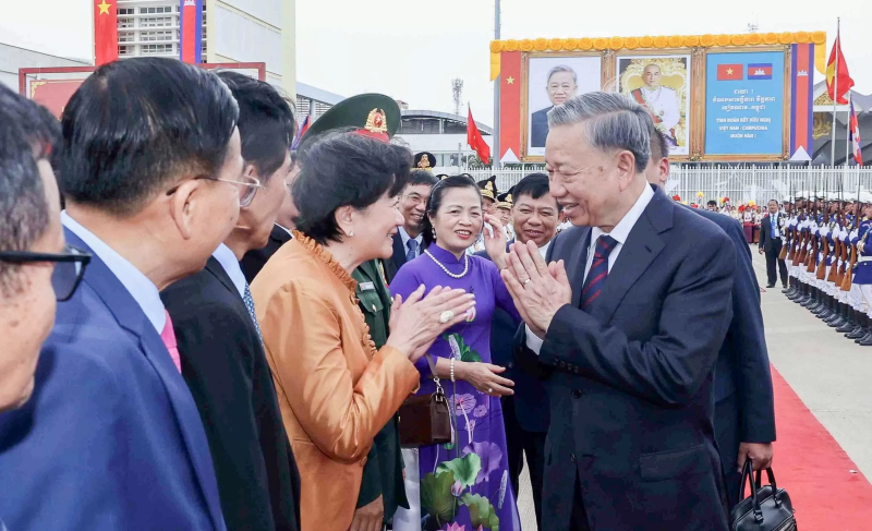 Chủ tịch nước Tô Lâm kết thúc tốt đẹp chuyến thăm cấp Nhà nước tới Vương quốc Campuchia