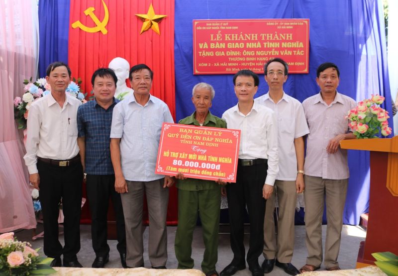 Nam Định: Quỹ “Đền ơn đáp nghĩa” phát huy hiệu quả